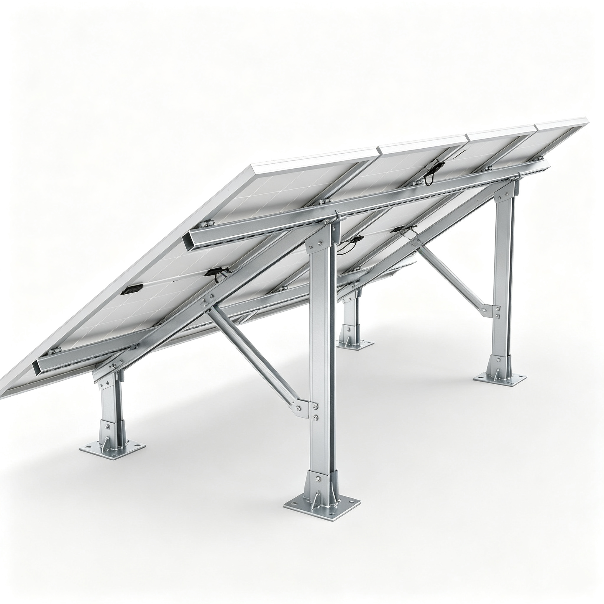 Aluminum Alloy Ground Mount (Al6005-T5) — 铝合金地面支架